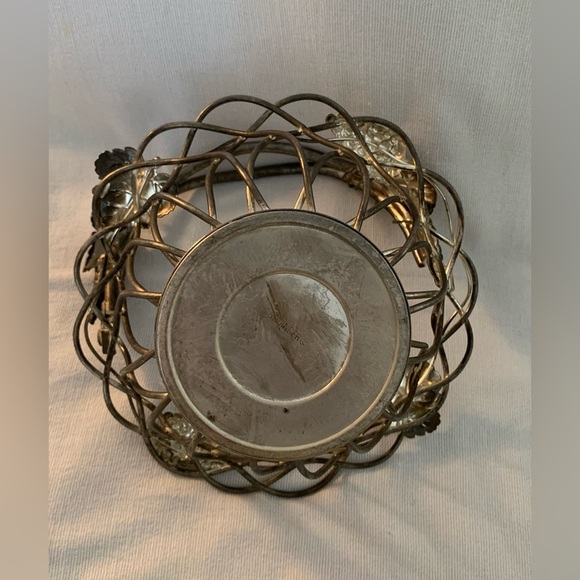 Vintage Sliver Plated Basket, Godingers - Picture 3 of 7